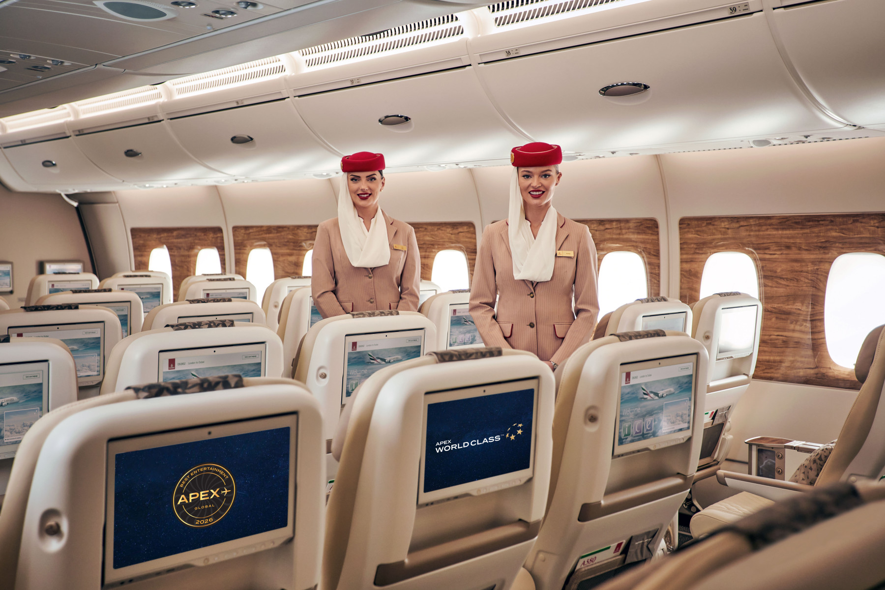 Emirates takes home 2 global accolades at the 2026 APEX awards